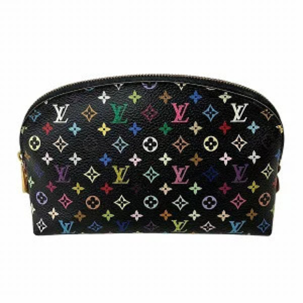 Louis Vuitton Monogram Multicolor Pochette Cosmetic Accessories Pouch Clutch Bag